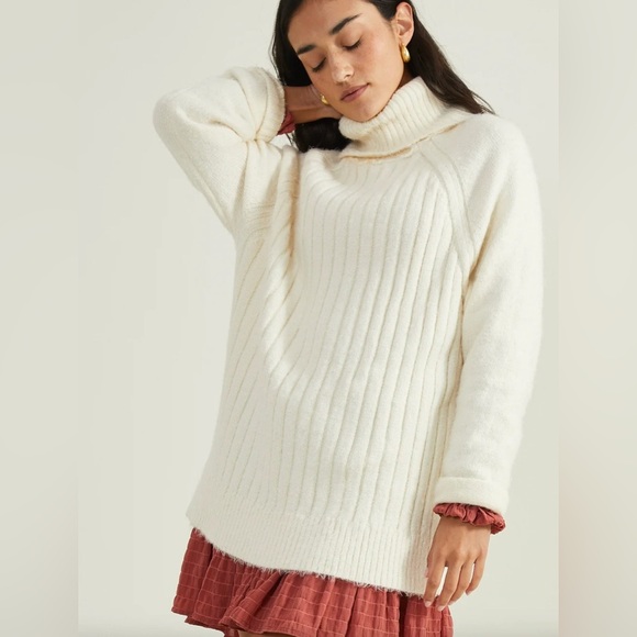 new with tags altard state Tara turtleneck tunic sweater - Picture 1 of 2